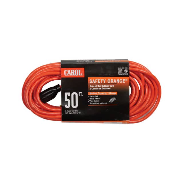B583374 CORD 16AWG NEMA5-15P-5-15R 50'