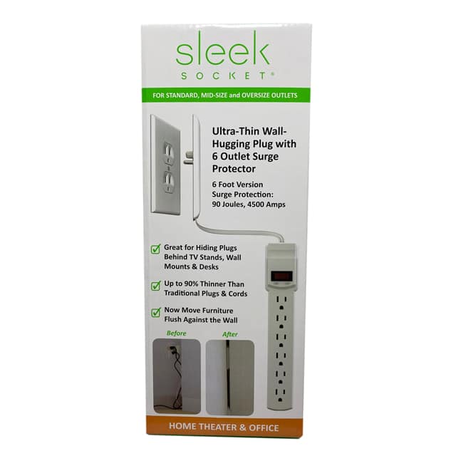 6-S-OVSZ-W CORD NEMA 5-15P TO NEMA 5-15R 6'