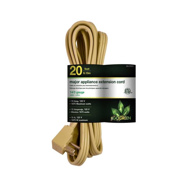 GG-25620 CORD 14 AWG 20' BEIGE APPLIANCE