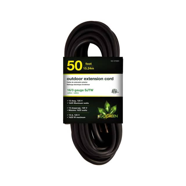 GG-13750BK CORD 16 AWG 50' BLACK