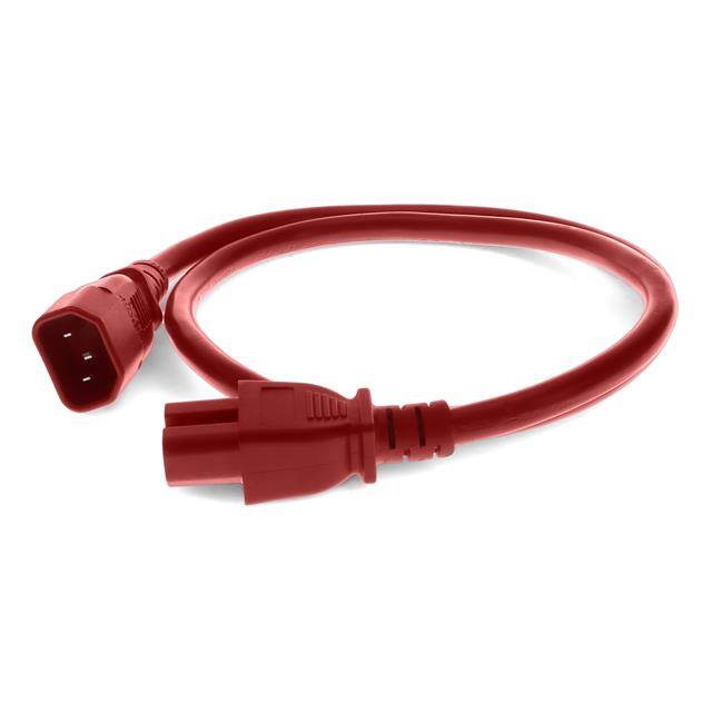 C-C142C1514AWG7FTRD 7ft C14 Male to C15 Female 14AWG