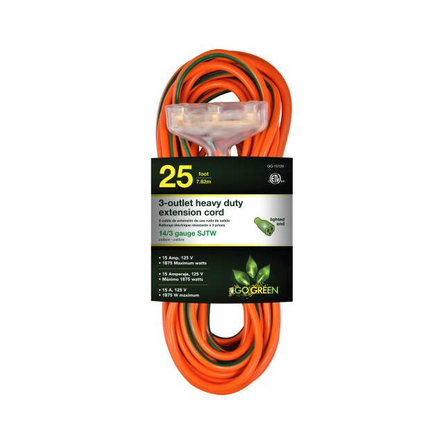 GG-15125 CORD 14 AWG 25' ORANGE