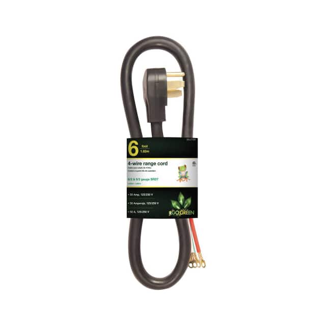 GG-27206 CORD 6 AWG 6' BLACK DRYER