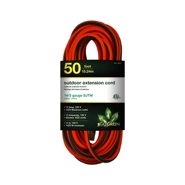 GG-13850 CORD 14 AWG 50' GRN/ORG