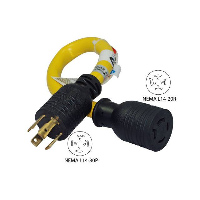 M1342002 CORD NEMA L14-30P-L14-20R 1.5'