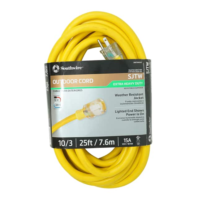 2687SW0002 CORD, 10/3 SJTW 25' YELLOW LE SW