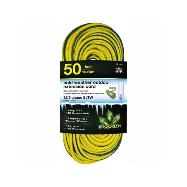 B2199642 CORD 12 AWG 50' GRN/YLW
