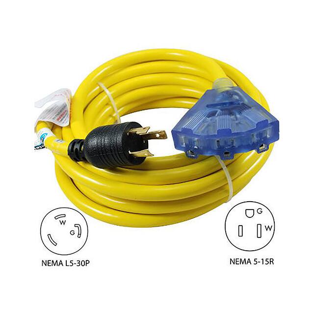 20311-025 CORD 10AWG NEMAL5-30P- 5-15R 25'