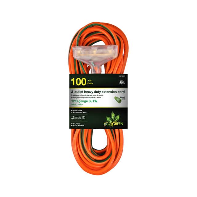 GG-15200 CORD 12 AWG 100' ORANGE