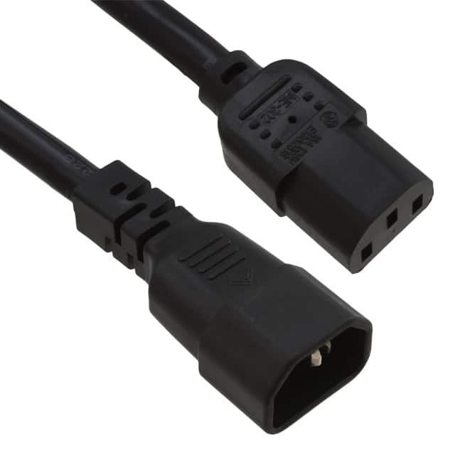 800-1400-0-SJT0-BL-00150 CORD 14AWG 320C14 - C13 4.92'