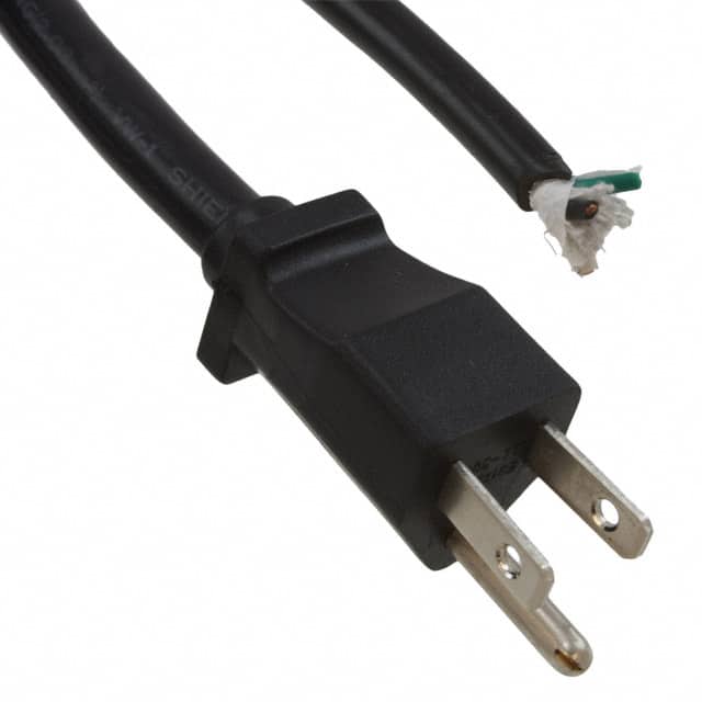 800-1801-0-SVT0-BL-00300 CORD 18AWG NEMA5-15P - CBL 9.84'