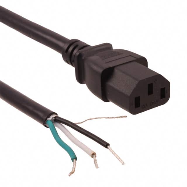 800-1809-0-SJT0-BL-00200 CRD 18AWG IEC320-C13 - CBL 6.56'