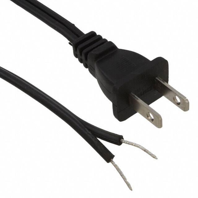 800-1809-0-SPT1-BL-0009F CORD 18AWG NEMA 1-15P TO CBL 9'