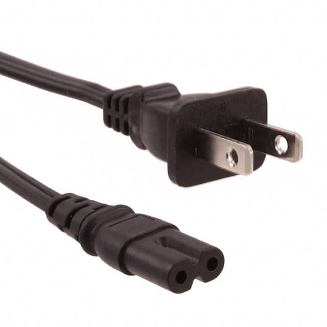 800-18-3-0-SPT2-BL-00200 CORD 18AWG NEMA 1-15P - C7 6.56'