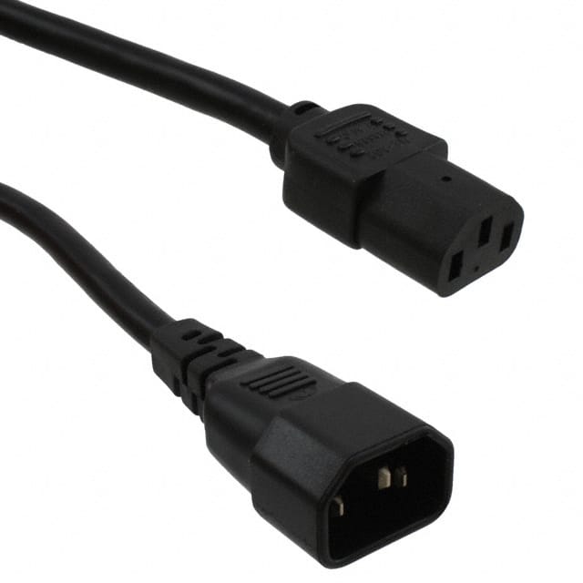 800-1600-2-SJT0-BL-00200 CORD 16AWG 320C14 - C13 6.56'