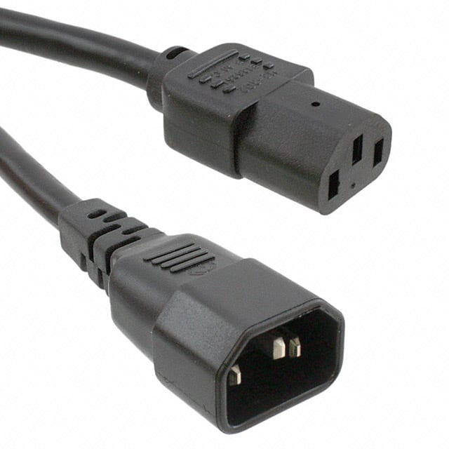 800-1600-2-SJT0-BL-00150 CORD 16AWG 320C14 - C13 4.92'