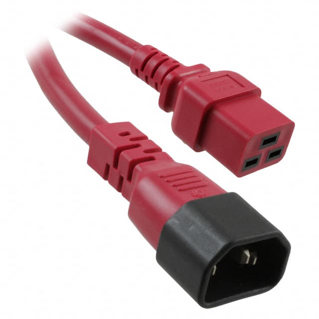 800-14-24D-RE-0006F CORD 14AWG IEC320C14 - 320C19 6'
