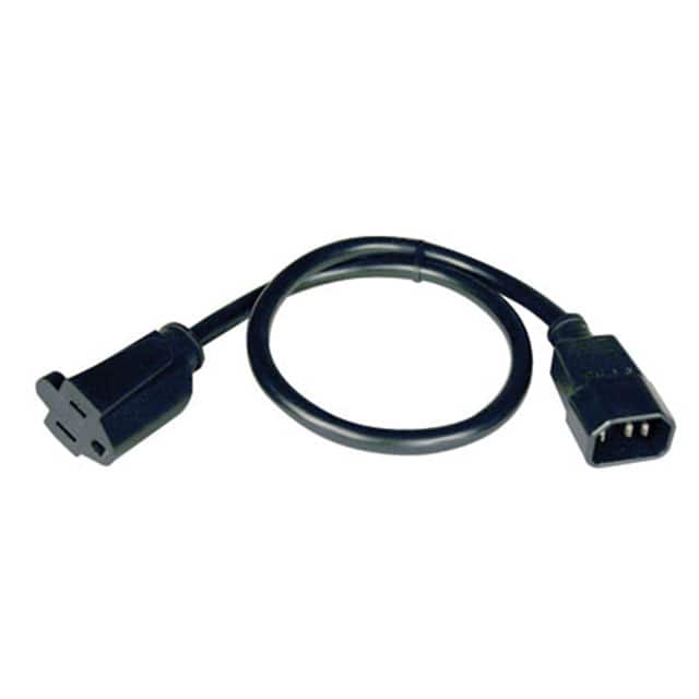 P002-002-R CORD 16AWG IEC320-C14 - NEMA5 2'