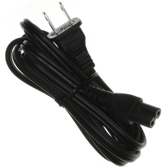EMT-AC CORD 18AWG 1-15P - 320-C7 6' BLK
