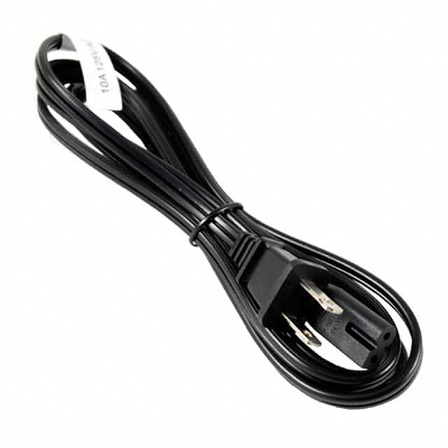 11-00019 CORD 18AWG 1-15P - C7 3.28' BLK