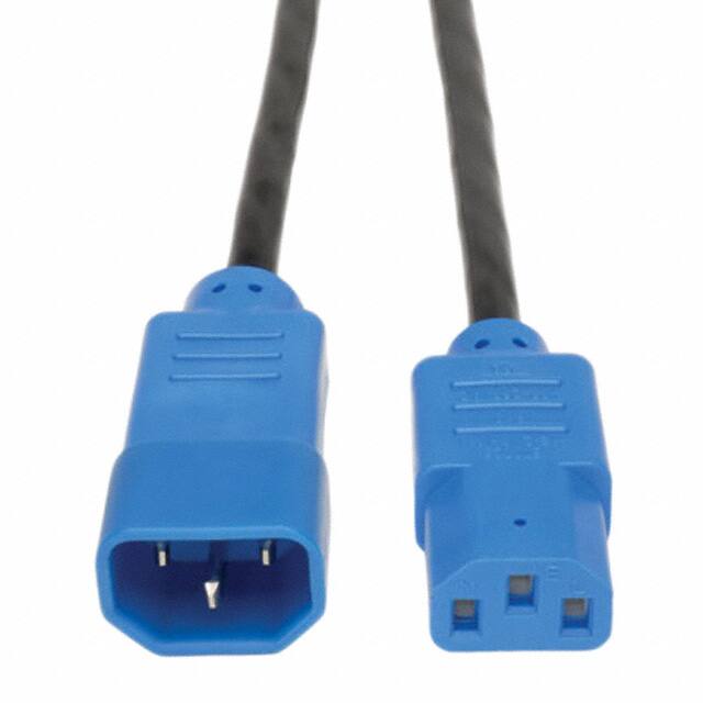P005-006-BL CORD 14AWG IEC320C14 - 320C13 6'