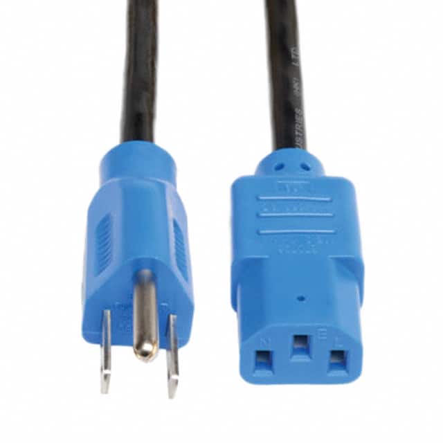 P006-004-BL CORD 18AWG NEMA5-15P - IEC320 4'