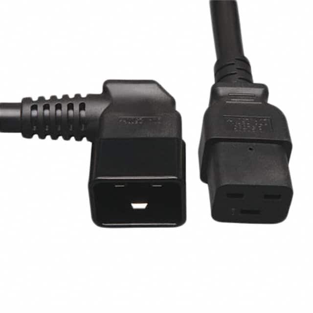 P036-002-20LA CORD 12AWG IEC 320-C20 - C19 2'