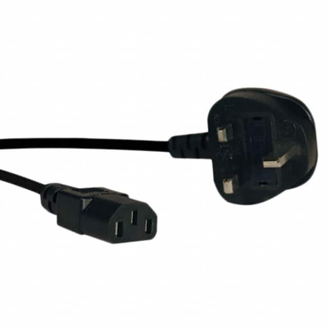 P056-006 CORD BS1363A TO IEC 320-C13 6'