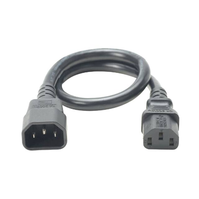PC14C13GY2 CORD 18AWG IEC320C14 - 320C13 2'