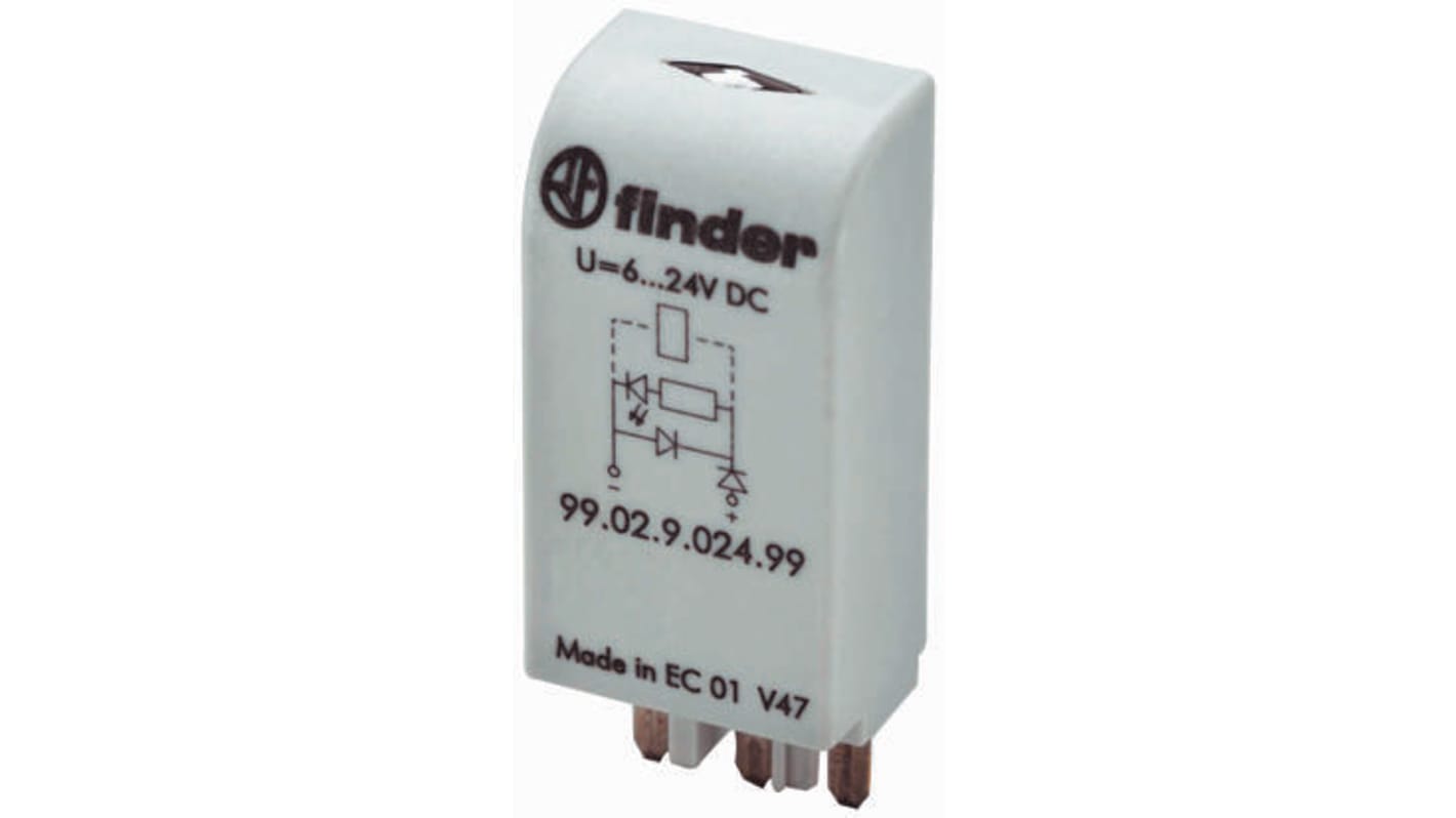 9902-9060-99 The Finder 9902-9060-99 is an LED diode designed for use with specific female connectors. It offers RoHS3 compliance and MSL Level 1 rating.