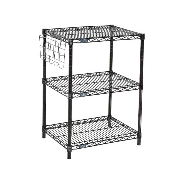 695357BK WIRE PRINTER STAND, 24X18X34