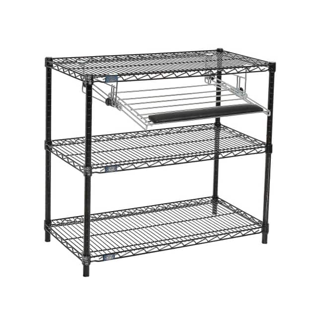 695360BK WIRE PRINTER STAND, 36X18X34