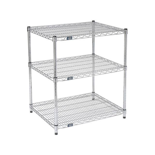 500597 WIRE PRINTER STAND, 3-SHELF, 30"