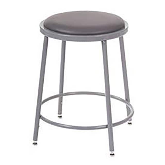 688307 SHOP STOOL W/VINYL UPHOLSTERED S