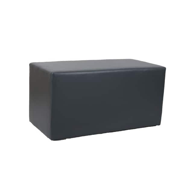 695628GY RECTANGLE RECEPTION BENCH, GRAY,