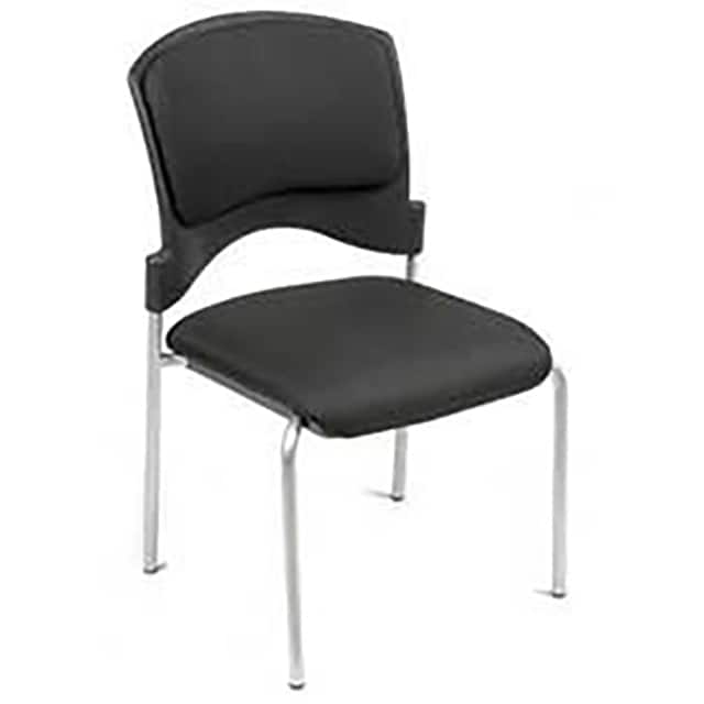 240220BK STACKABLE CHAIR, FABRIC UPHOLSTE