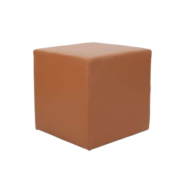 695630TN CUBE RECEPTION OTTOMAN, TAN, 18"