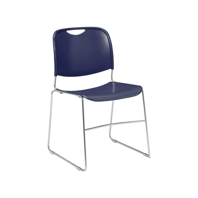INT-8505 PLASTIC STACK CHAIR, 4/PACK