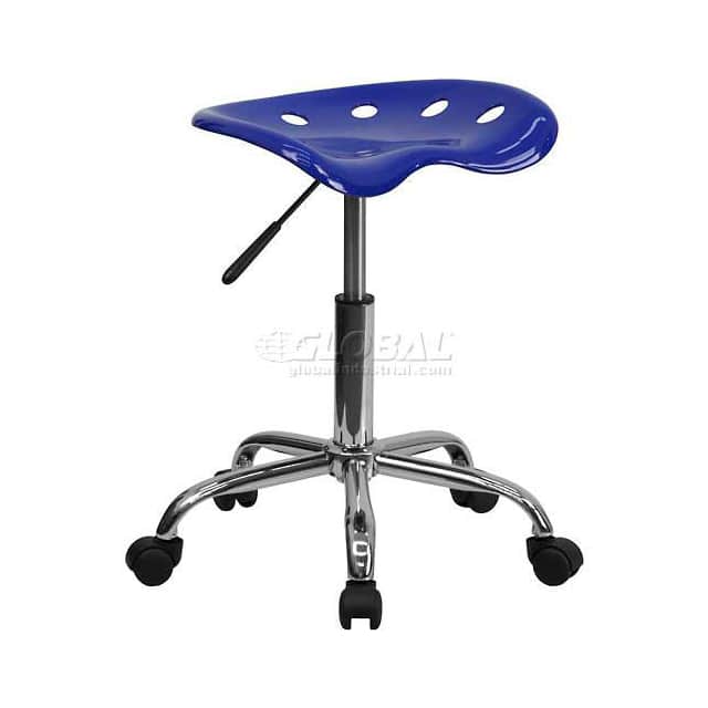 LF-214A-NAUTICALBLUE-GG VIBRANT TRACTOR SEAT & CHROME ST