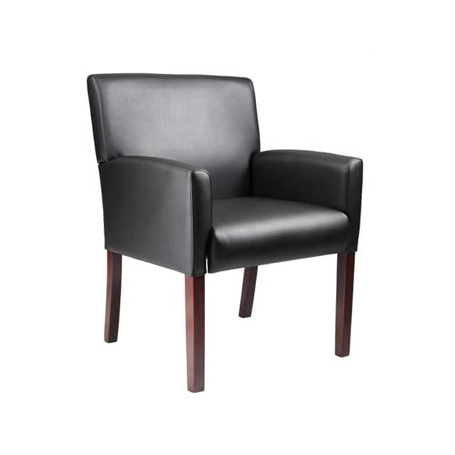 B200236 MEDIUM-BACK GUEST CHAIR, BLACK