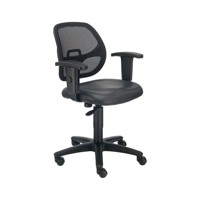 A2813TMI+22A4-V MESH BACK OFFICE CHAIR W/ARMS, V