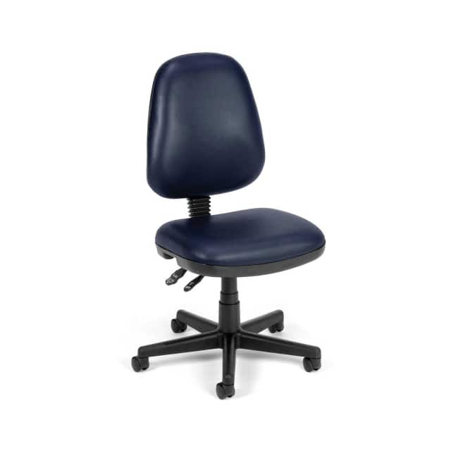 921319BL STRATON SERIES ARMLESS MID BACK