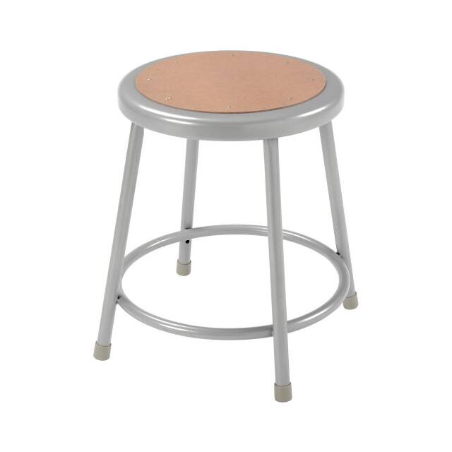 INT-6218/2 18" HARDBOARD WORK STOOL, BACKLE