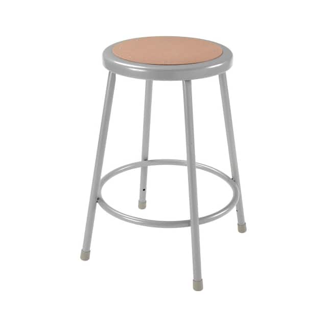 INT-6224/2 24"H HARDBOARD STOOL, GRAY, ARML