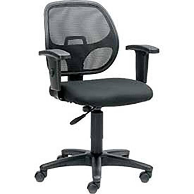 A2813TM1+22A4 TASK CHAIR W/MESH BACK AND FABRI
