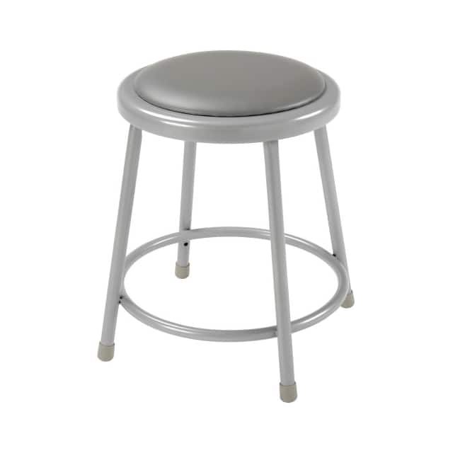 INT-6418/2 18"H VINYL PADDED STOOL, BACKLES