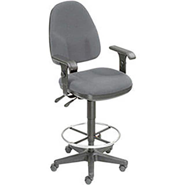 808662GY OPERATOR STOOL, 360 FOOTREST W/T