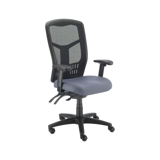 248623GY HIGH BACK TASK CHAIR, MESH BACK,