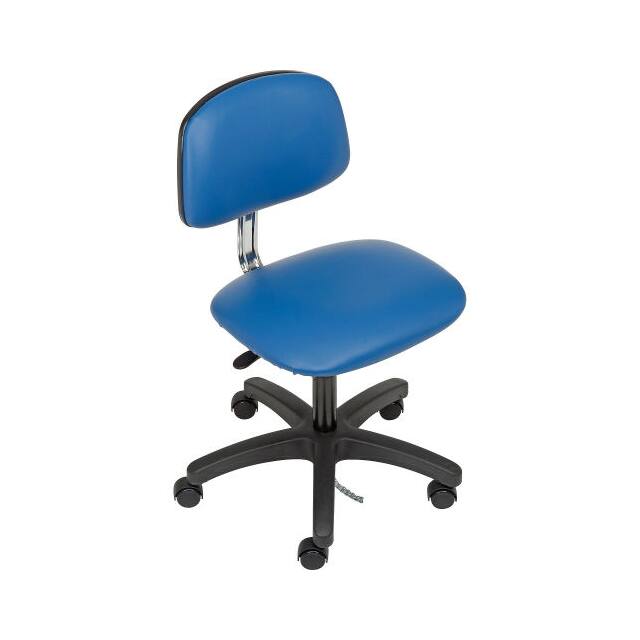 GVESD021BLU ESD CHAIR, VINYL, ROYAL BLUE, AR