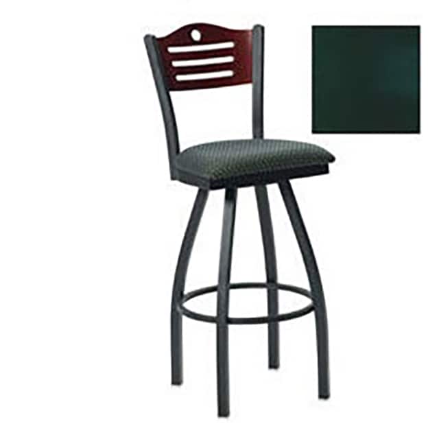 252BH S BK C 1031 SWIVEL BAR STOOL, CH 3 SLAT-BACK